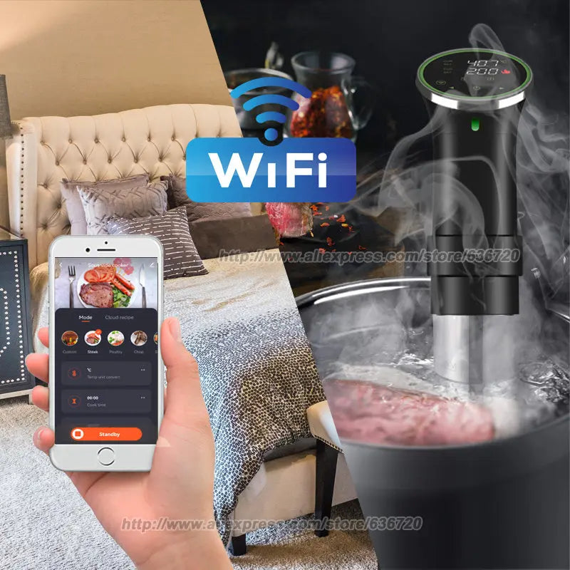 Sous Vide WIFI Electric Stew Pot Vacuum Food Cooker