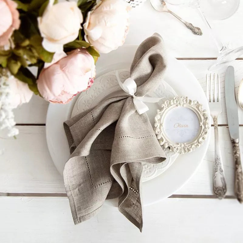 4 Pieces Custom Table Napkins For Party Wedding