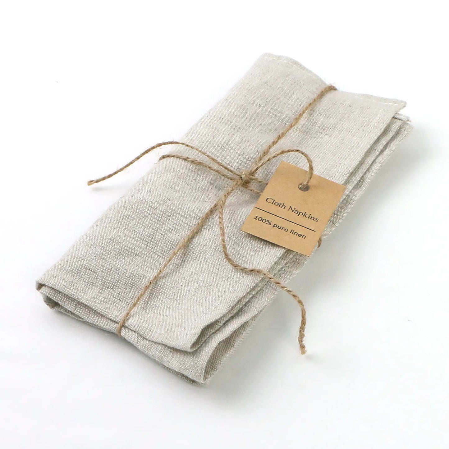 4PCS 40X40CM Pure Linen Napkins